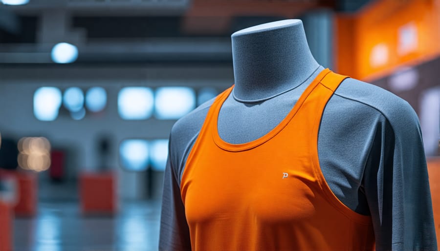 Mannequin wearing THCA-infused sports clothing to illustrate innovation